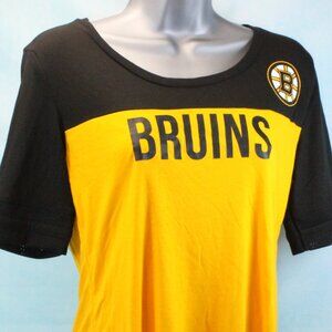 NHL Boston Bruins Short Sleeve Tee Women's Size Medium